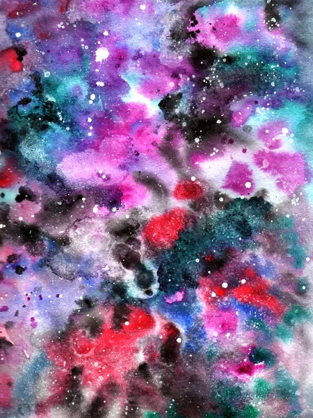 Suluboya evren desen