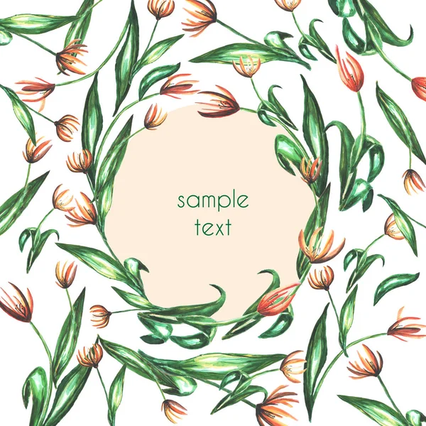 Liliya çiçek dalları