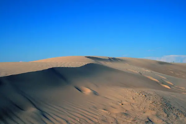 Sand Dunes Blue Sky — Stock Photo, Image