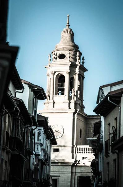 Samling Fotografier Platser Den Gamla Staden Pamplona — Stockfoto