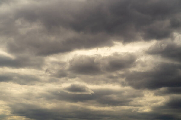 Dark clouds, Gloomy sky, The sky is gloomy, the sky in bad weather over the city