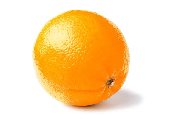 白い背景に孤立したオレンジを熟す — ストック写真