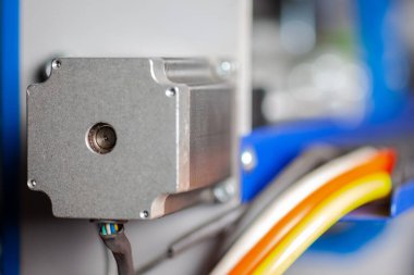 stepper motoru cnc makinesine monte edildi