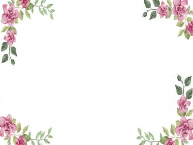 Çerçeveli soyut animasyon yumuşak çiçek videosu, düğün davetiyesi, selamlama, sevgililer günü ve başka bir amaç için en iyisi.