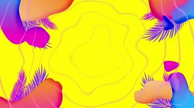 Yaz mevsimi için sıvı elementli renkli arkaplan