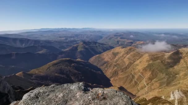 Spectaculair Uitzicht Cantabrië Vanaf Top Van Castrovalnera — Stockvideo