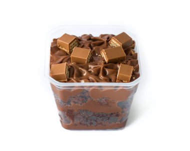 Teslimat için çikolatalı pasta - Bolo de pote de chocolate y brigadeiro