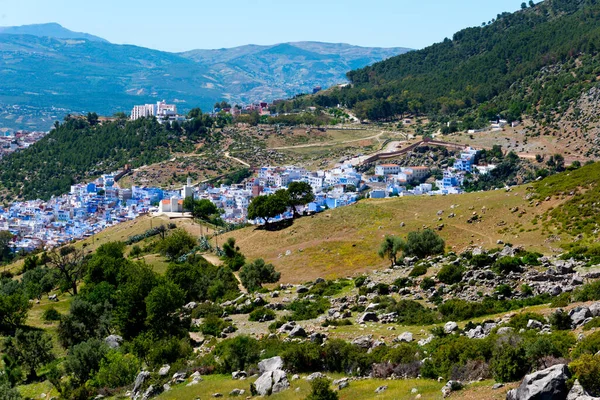 Rif Dağları, Fas 'taki ünlü mavi kasaba şefinin şehri.