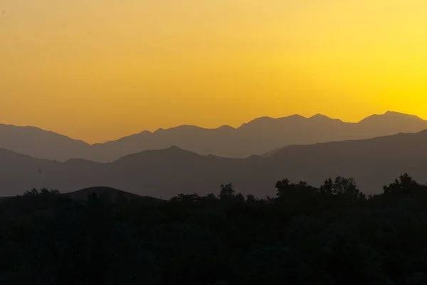 Atlas Dağlarında Gün Batımı Fas — Stok fotoğraf