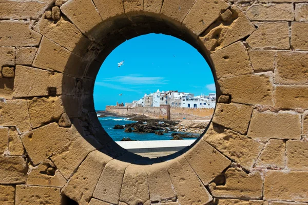 Αρχαία Οχύρωση Στην Essaouira Morocco Φωτογραφία Αρχείου