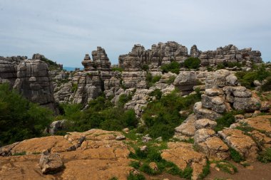 Torcal Ulusal Parkı, Endülüs, İspanya 'da karst oluşumu