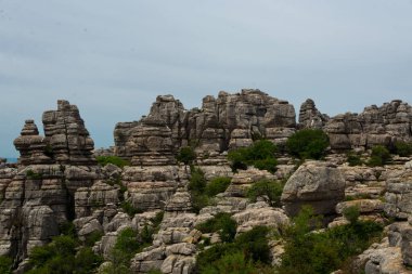 Torcal Ulusal Parkı, Endülüs, İspanya 'da karst oluşumu