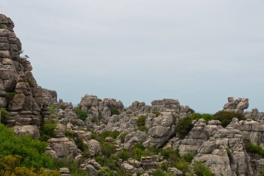 Torcal Ulusal Parkı, Endülüs, İspanya 'da karst oluşumu