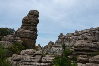 Torcal Ulusal Parkı, Endülüs, İspanya 'da karst oluşumu
