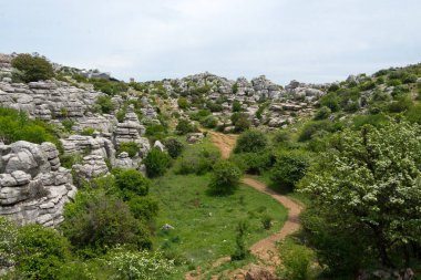 Torcal Ulusal Parkı, Endülüs, İspanya 'da karst oluşumu