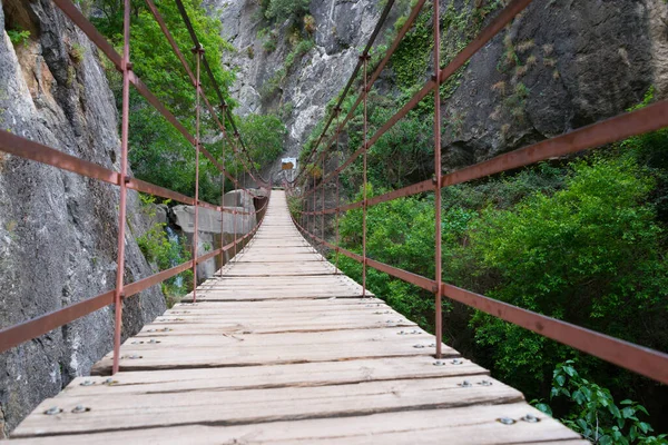 Puente Colgante Sierra Nevada Andalusia España —  Fotos de Stock