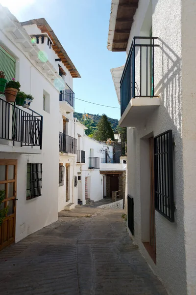 Gasse Capileira Stadt Sierra Nevada Spanien — Stockfoto