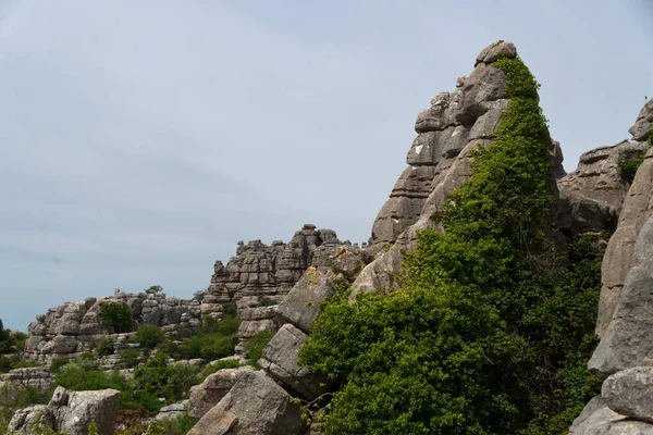 Karst Formation Torcal National Park Andalousie Espagne — Photo