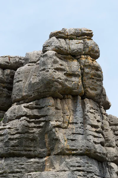 Karst Formation Torcal National Park Andalusia Spain — Stock Photo, Image