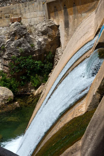 Centrale Hydroélectrique Dans Parc National Talassemtane Rif Montagnes Maroc — Photo