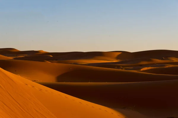 Dunes Sahara Erg Chebbi Maroc — Photo