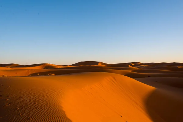 Sahara Sanddyner Erg Chebbi Morocco — Stockfoto