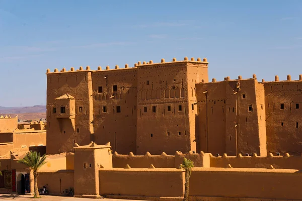 Πήλινα Κτίρια Moroccan Berber Πόλη Ouarzazate — Φωτογραφία Αρχείου