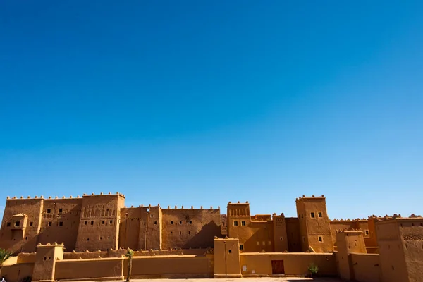 Edificios Arcilla Ciudad Bereber Marroquí Ouarzazate —  Fotos de Stock