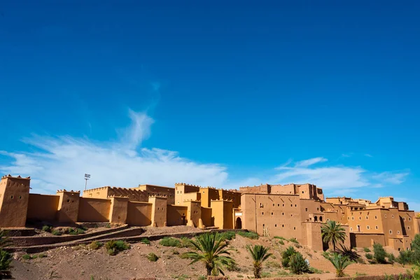 Edifícios Argila Cidade Berbere Marroquina Ouarzazate — Fotografia de Stock