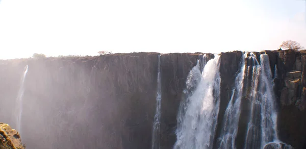 Victoria Falls Seen Zambia — Stock Photo, Image