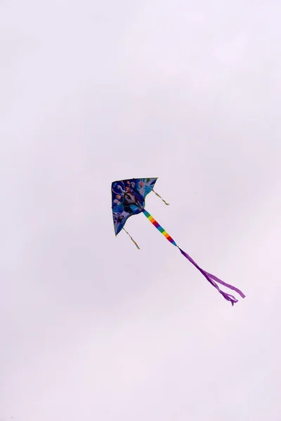 Kite Cloudy Sky — Stock Photo, Image