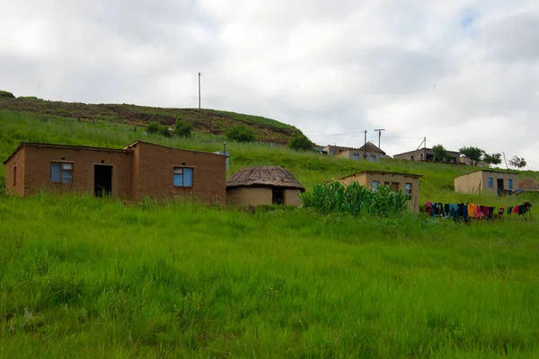 Αγροτική Κατοικία Στα Βουνά Drakensberg Kwazulu Natal Νότια Αφρική — Φωτογραφία Αρχείου