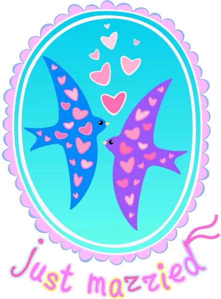 Birbirine doğru uçan iki kuştur..