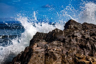 Kosta Rika 'daki beyaz kumsal.