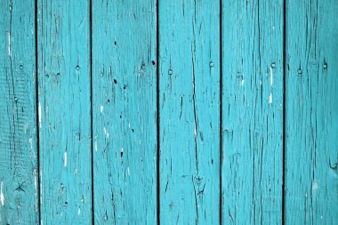 parlak mavi boyalı ahşap yüzey