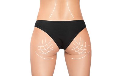 kadın vücudu ile çizim okları