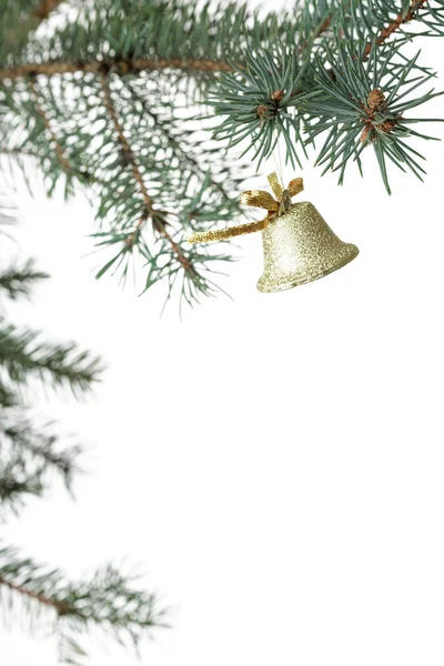 Christmas ball on the tree, — Stock Photo, Image