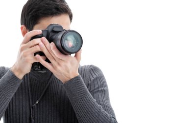 başarılı profesyonel fotoğrafçı dijital SLR dijital fotoğraf makinesi ISO kullanmak