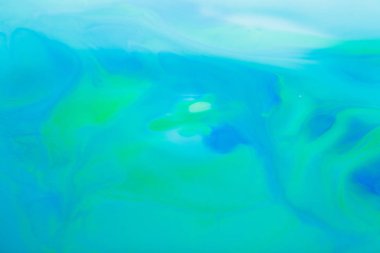 arka plan. mavi ve yeşil karışık Akrilik boyalar.