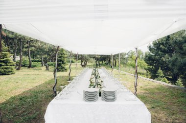 tablo açık havada düğün için