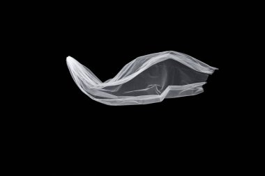 siyah arka plan üzerine izole beyaz düğün gelin peçe