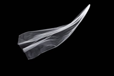 siyah arka plan üzerine izole beyaz düğün gelin peçe