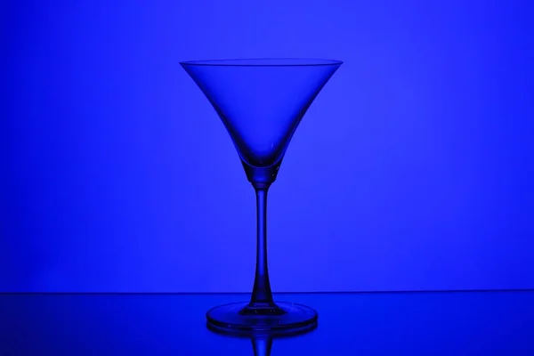 Silhouette of a glass — Stock Photo, Image