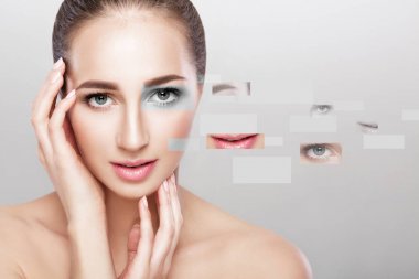 güzel yüzlü kadın