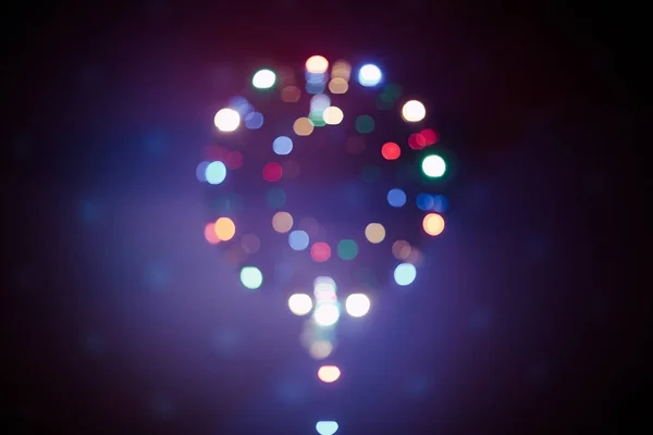 bokeh blurred background glowing balloons