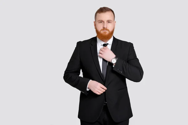 Business man in suit. — Stock Photo, Image