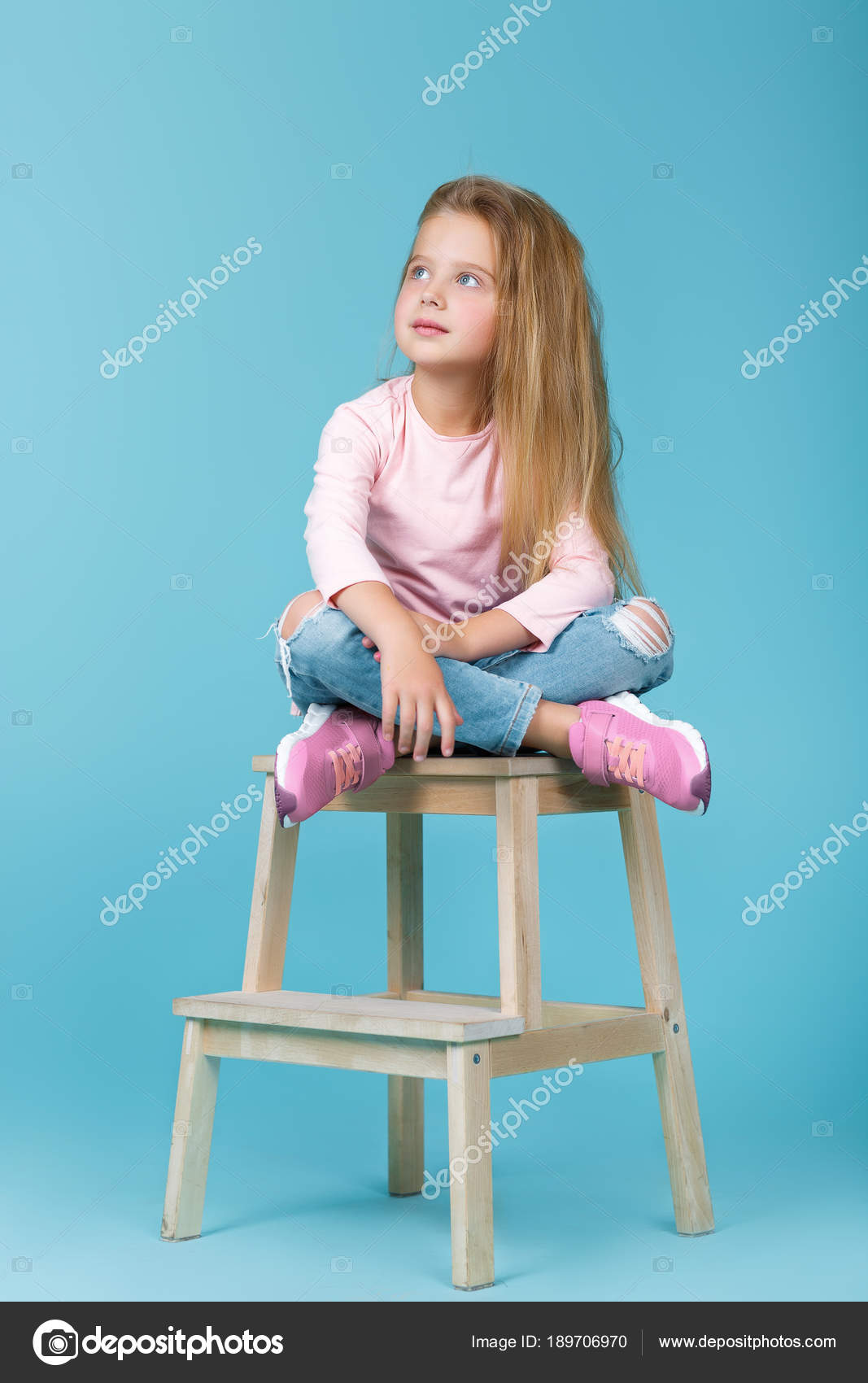 little girl pink sweater