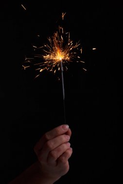 Bengal ışık tutan eller.