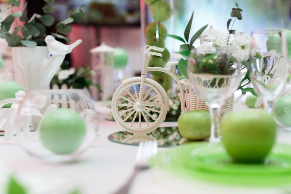 Candles on the table — Stock Photo, Image