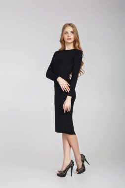 güzel moda sarışın kadın 